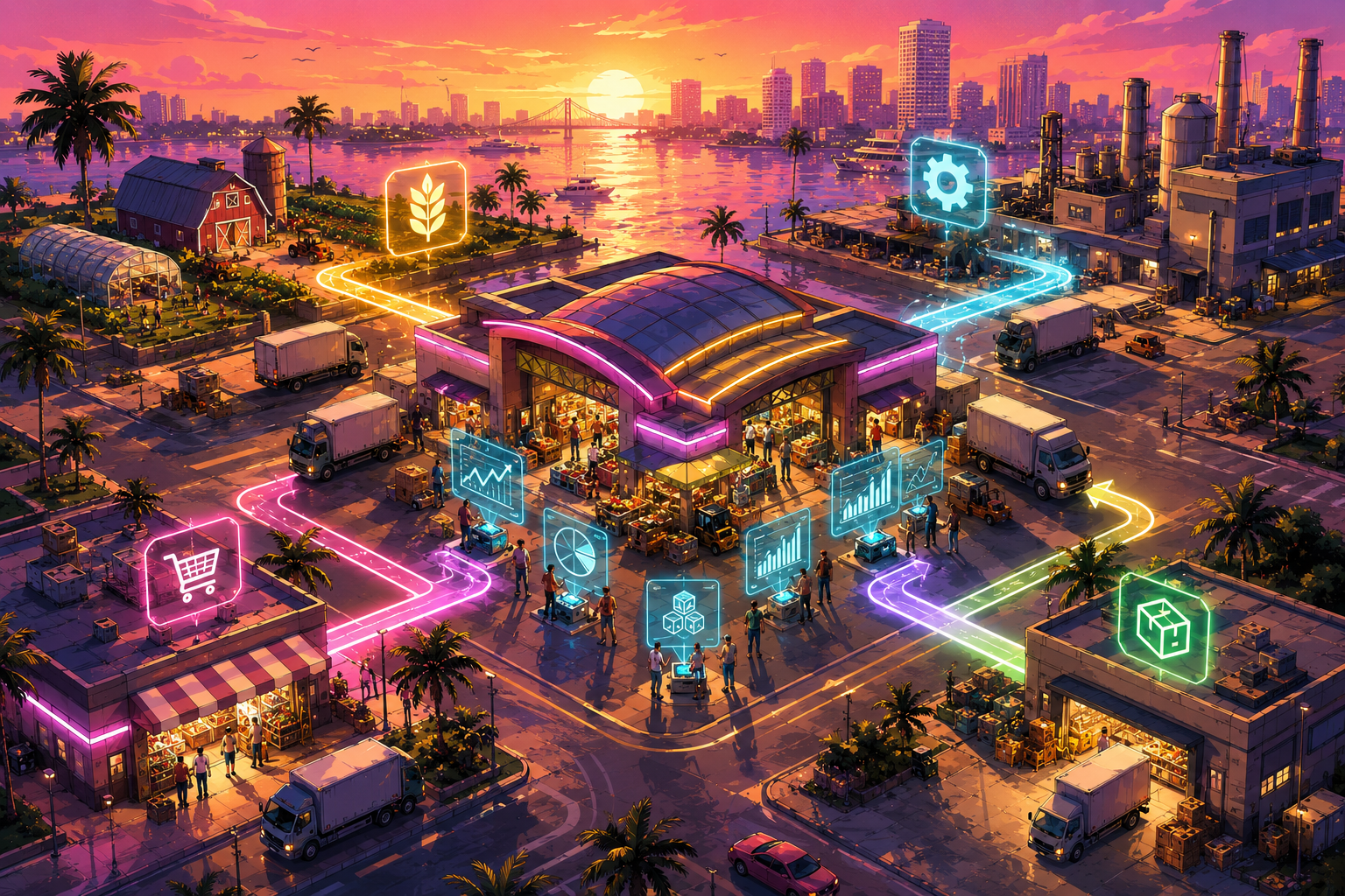 Vice Five Central Market Artwork